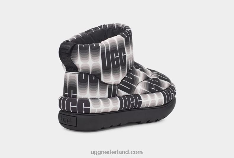 vrouwen zwart wit UGG klassieke maxi golflengte mini 686ZP697
