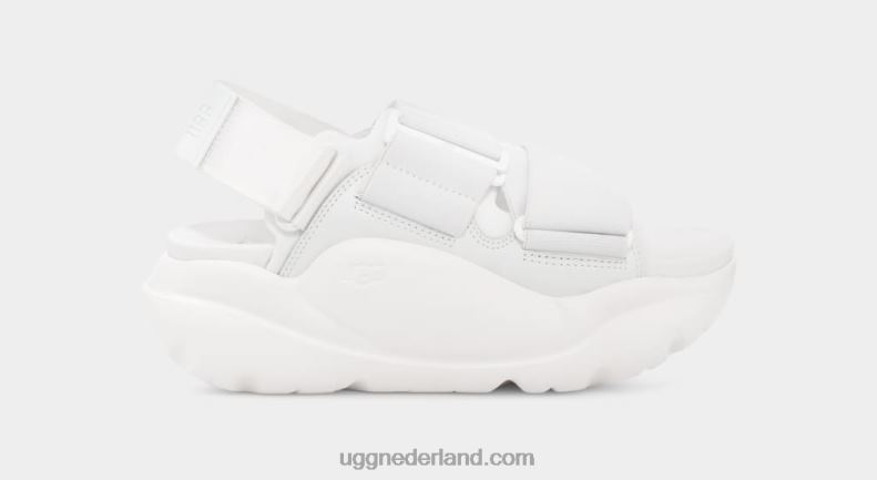 vrouwen Helder wit UGG la straat sandaal 686ZP7
