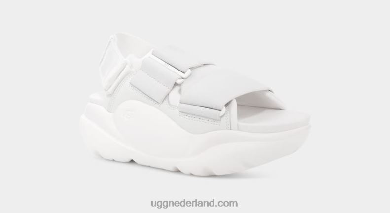 vrouwen Helder wit UGG la straat sandaal 686ZP7