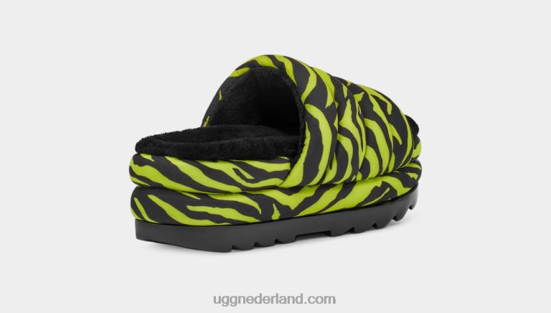 vrouwen Sleutel limoen UGG maxi dia tijgerprint 686ZP42