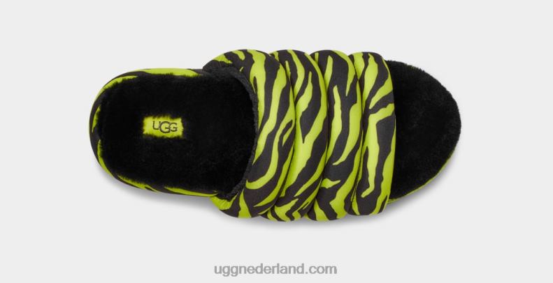 vrouwen Sleutel limoen UGG maxi dia tijgerprint 686ZP42