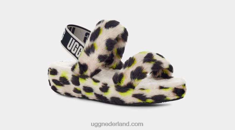 vrouwen Sleutel limoen UGG oh ja cheetah afdrukken 686ZP765