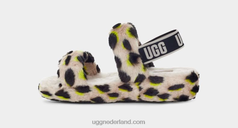 vrouwen Sleutel limoen UGG oh ja cheetah afdrukken 686ZP765
