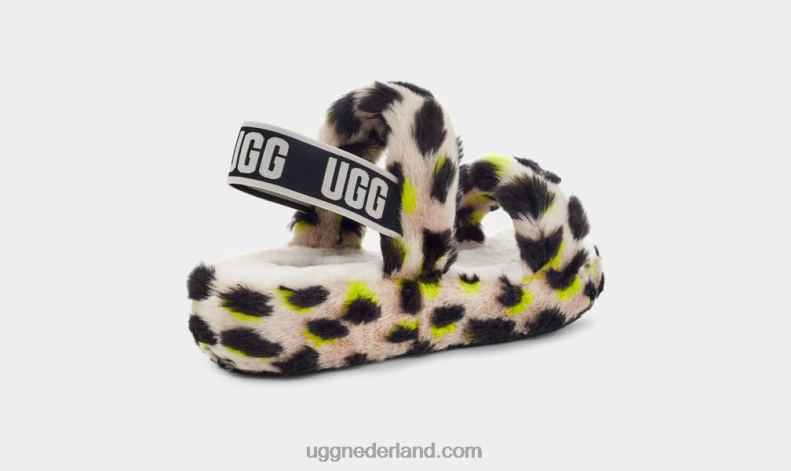 vrouwen Sleutel limoen UGG oh ja cheetah afdrukken 686ZP765