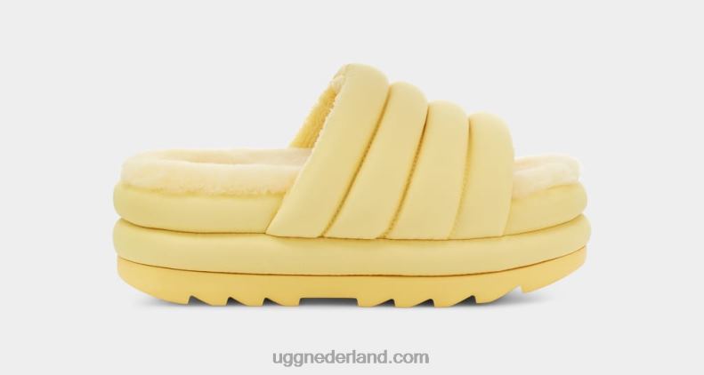 vrouwen bananen pudding UGG maxi glijbaan 686ZP762