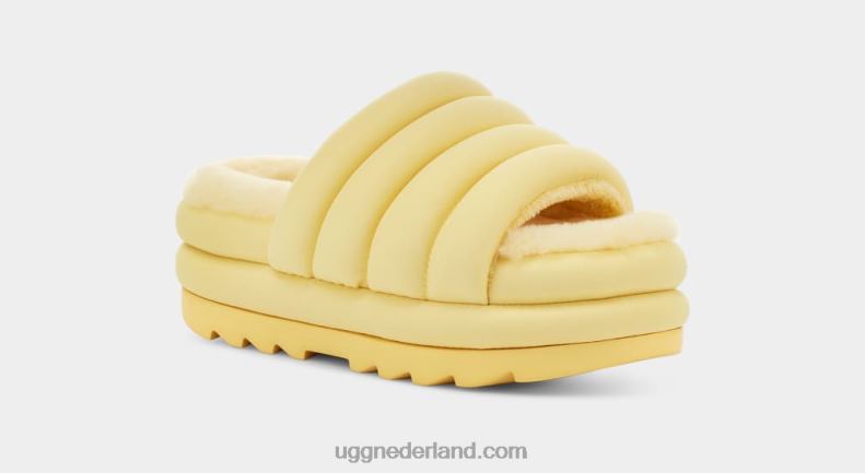 vrouwen bananen pudding UGG maxi glijbaan 686ZP762