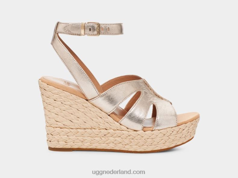 vrouwen bleek goud metallic UGG careena 686ZP862
