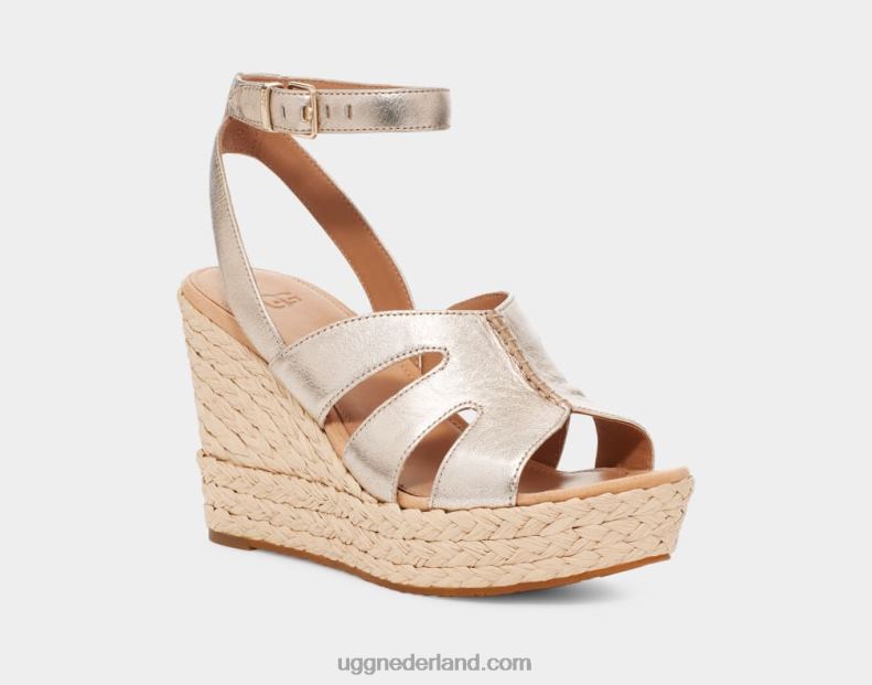 vrouwen bleek goud metallic UGG careena 686ZP862