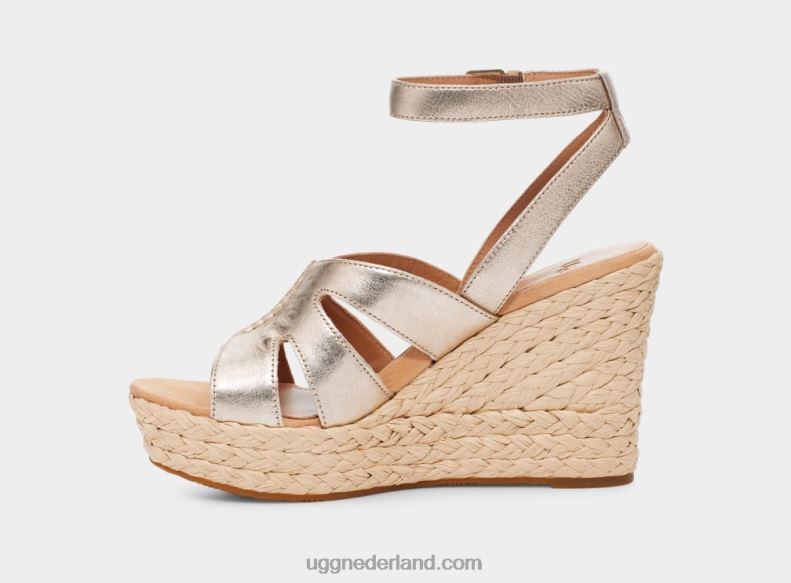 vrouwen bleek goud metallic UGG careena 686ZP862