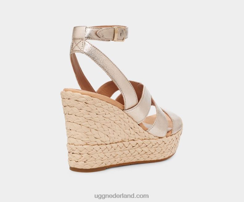vrouwen bleek goud metallic UGG careena 686ZP862