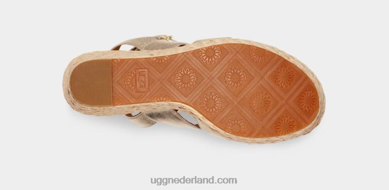 vrouwen bleek goud metallic UGG careena 686ZP862