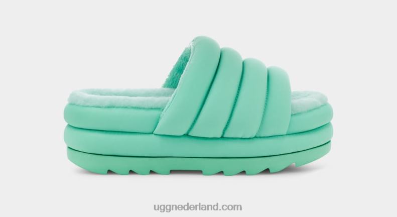 vrouwen bleke smaragd UGG maxi glijbaan 686ZP764