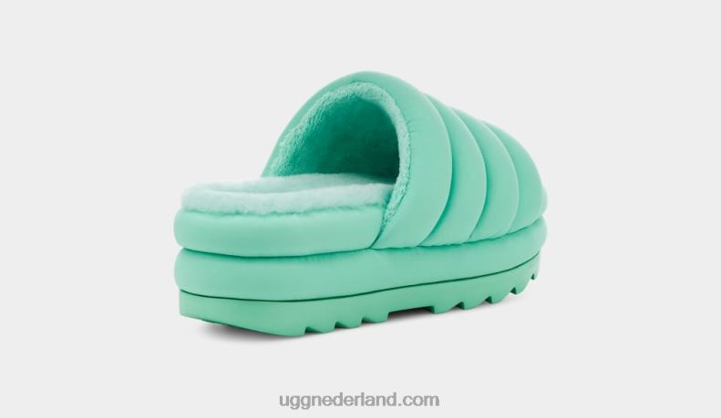 vrouwen bleke smaragd UGG maxi glijbaan 686ZP764