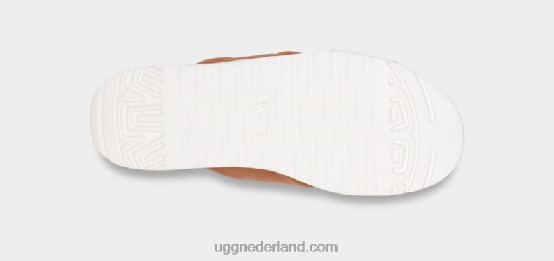vrouwen bruin leer UGG zayne kruisband 686ZP538