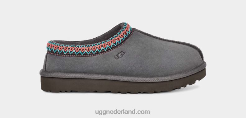 vrouwen donker grijs UGG tasman pantoffel 686ZP369