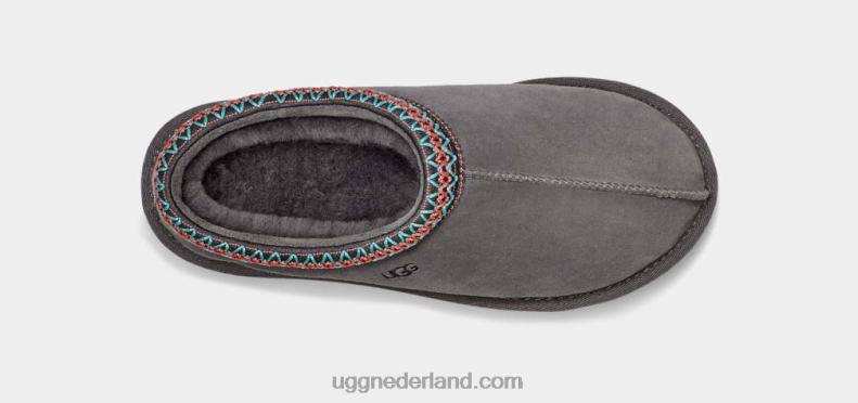 vrouwen donker grijs UGG tasman pantoffel 686ZP369