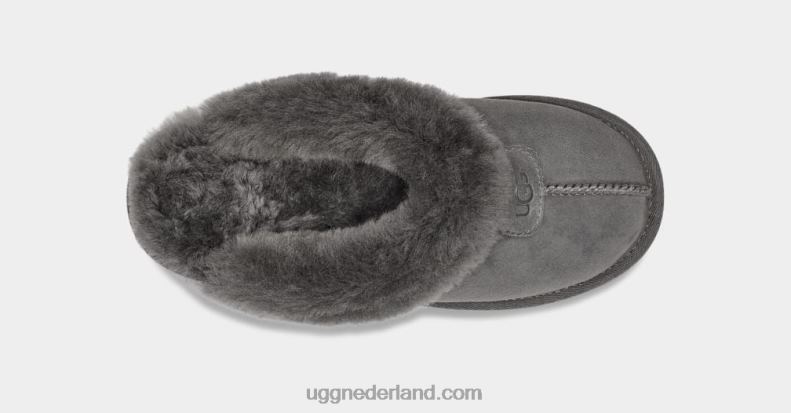 vrouwen grijs UGG flirt pantoffel 686ZP488