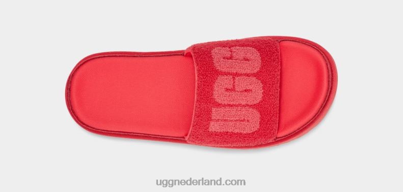 vrouwen hibiscus roze badstof UGG laton 686ZP797