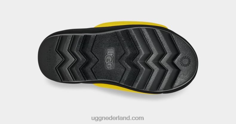vrouwen kanarie/zwart UGG maxi grafische dia 686ZP757