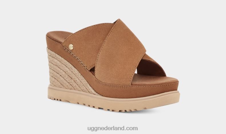 vrouwen kastanje UGG abt glijbaan 686ZP454