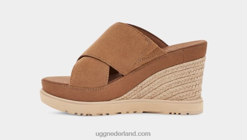 vrouwen kastanje UGG abt glijbaan 686ZP454