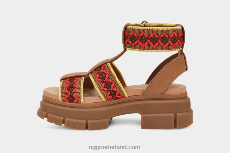 vrouwen kastanje UGG ashton erfgoed vlecht 686ZP503