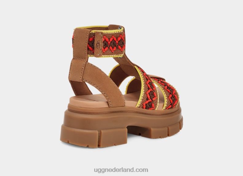 vrouwen kastanje UGG ashton erfgoed vlecht 686ZP503