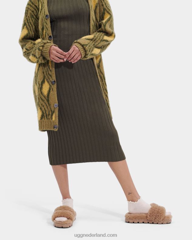 vrouwen kastanje UGG cozetta krullend 686ZP433