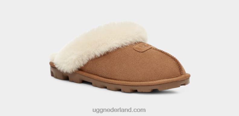 vrouwen kastanje UGG flirt pantoffel 686ZP486