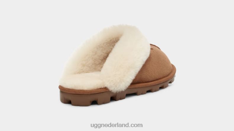 vrouwen kastanje UGG flirt pantoffel 686ZP486