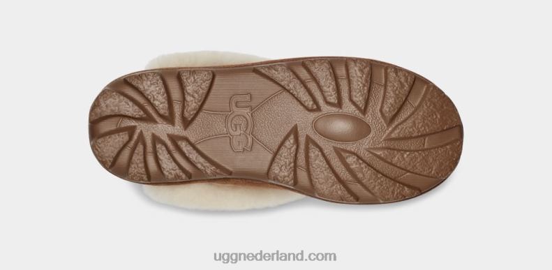 vrouwen kastanje UGG flirt pantoffel 686ZP486