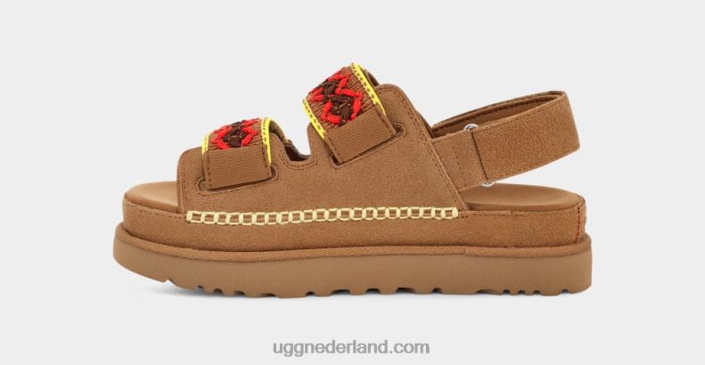 vrouwen kastanje UGG goldenstar erfgoed vlecht 686ZP513