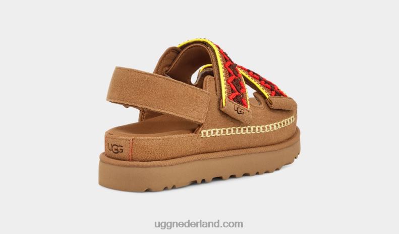 vrouwen kastanje UGG goldenstar erfgoed vlecht 686ZP513