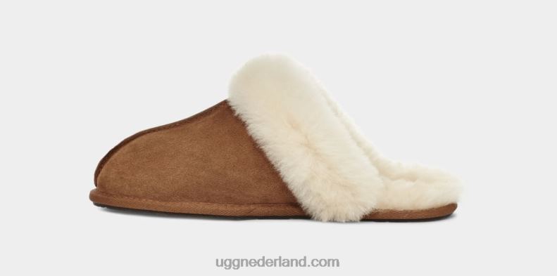 vrouwen kastanje UGG scuffette ii 686ZP446