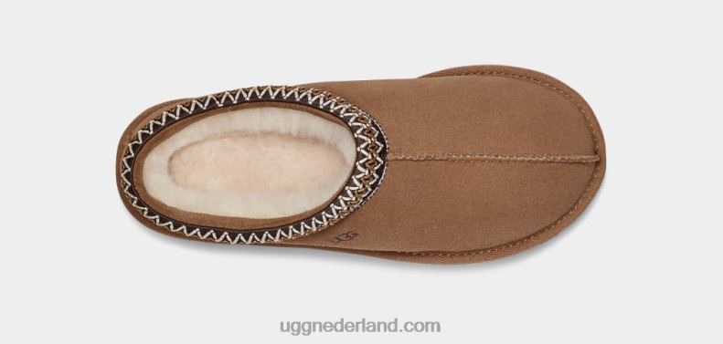vrouwen kastanje UGG tasman pantoffel 686ZP367