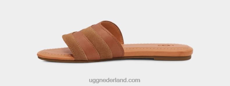 vrouwen kastanje leer UGG ximena 686ZP828