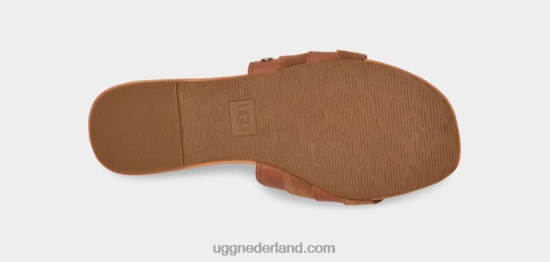 vrouwen kastanje leer UGG ximena 686ZP828