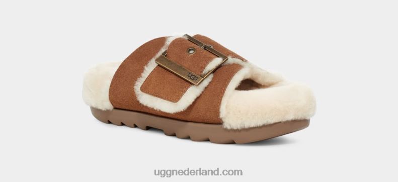 vrouwen kastanje suède UGG buiten gesp 686ZP788