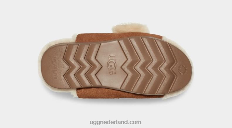 vrouwen kastanje suède UGG buiten gesp 686ZP788