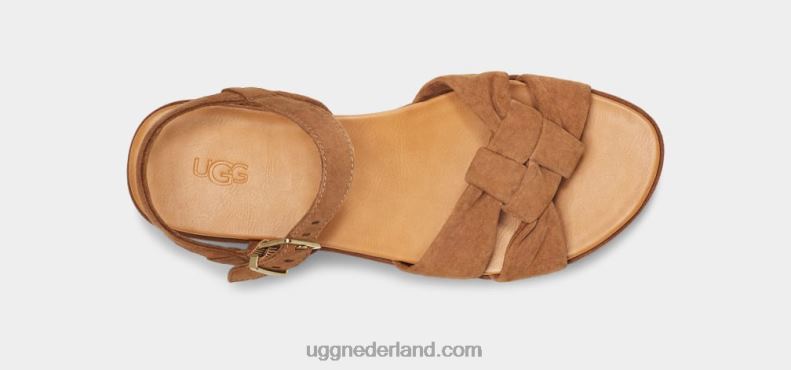 vrouwen kastanje suède UGG neusch 686ZP785