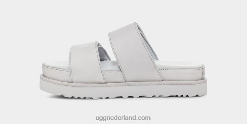 vrouwen metaalgrijs leer UGG groener 686ZP2141