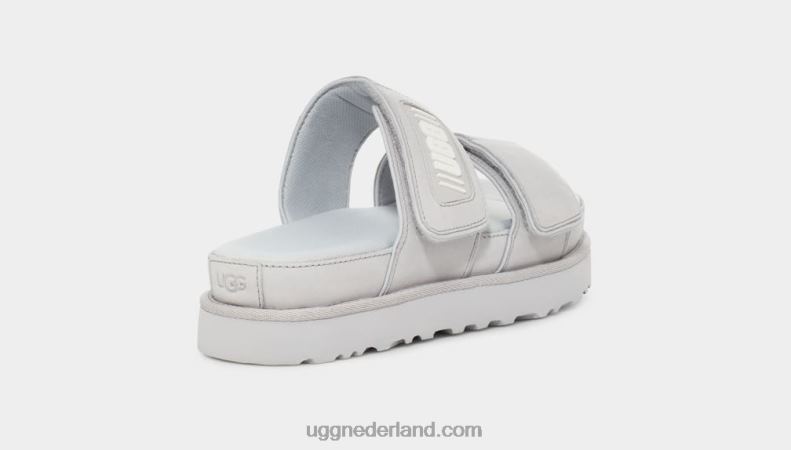 vrouwen metaalgrijs leer UGG groener 686ZP2141
