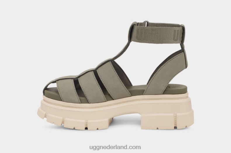 vrouwen mosgroen UGG Ashton strappy 686ZP466