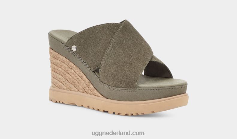 vrouwen mosgroen UGG abt glijbaan 686ZP452