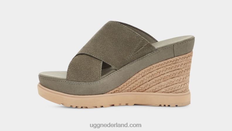 vrouwen mosgroen UGG abt glijbaan 686ZP452