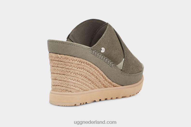 vrouwen mosgroen UGG abt glijbaan 686ZP452