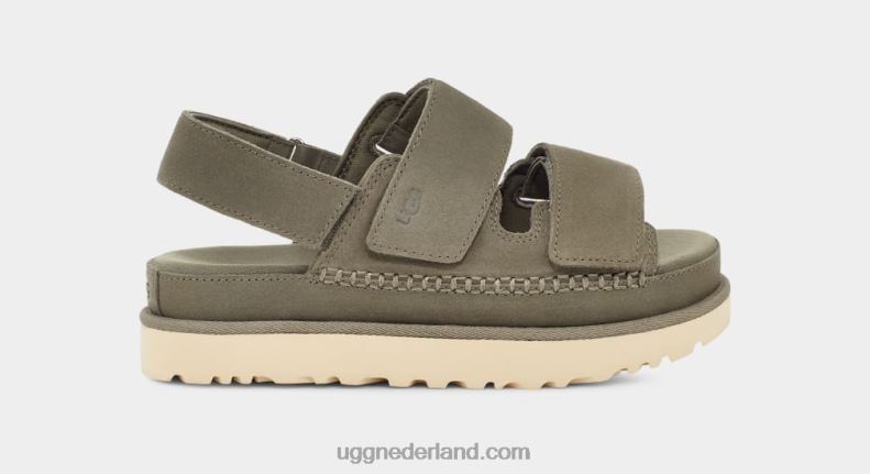 vrouwen mosgroen UGG goldenstar slingback 686ZP2116