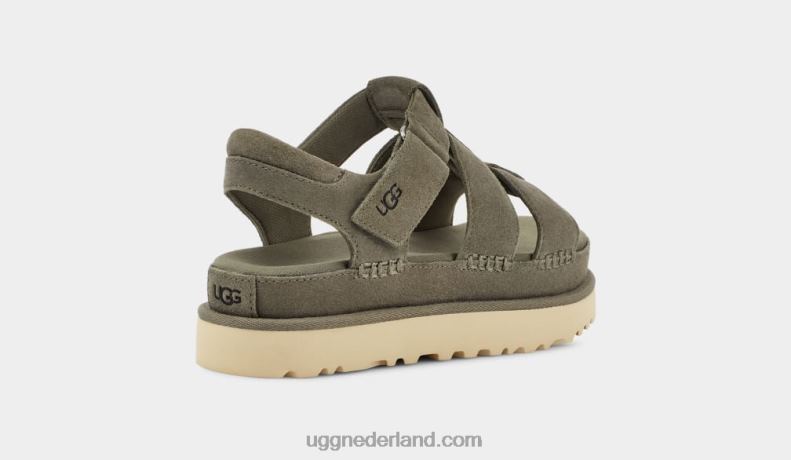 vrouwen mosgroen UGG gouden ster riem 686ZP455