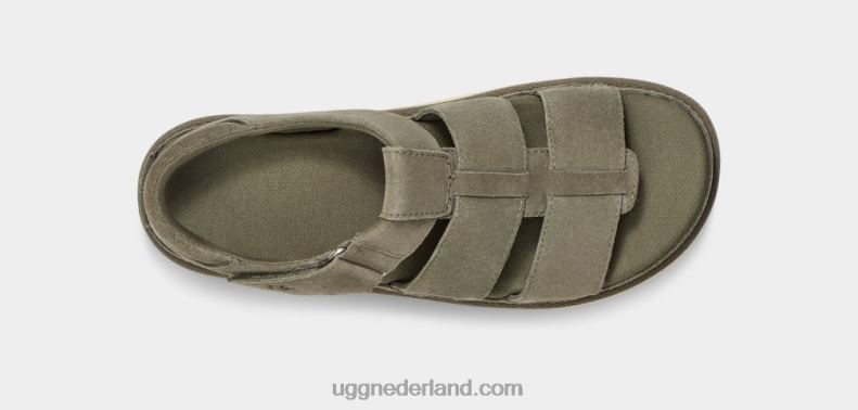 vrouwen mosgroen UGG gouden ster riem 686ZP455