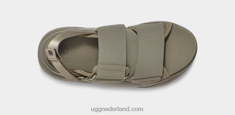 vrouwen mosgroen UGG la street sandaal suède 686ZP2124